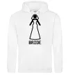 Жіноча толстовка (худі) Brige figure Білий фото