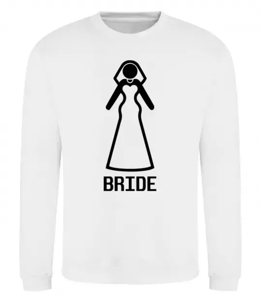 Свитшот Brige figure Белый фото