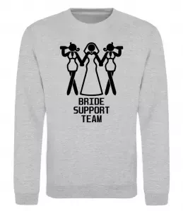 Свитшот Bride brilliant Серый меланж фото Свитшот Bride brilliant Серый меланж фото