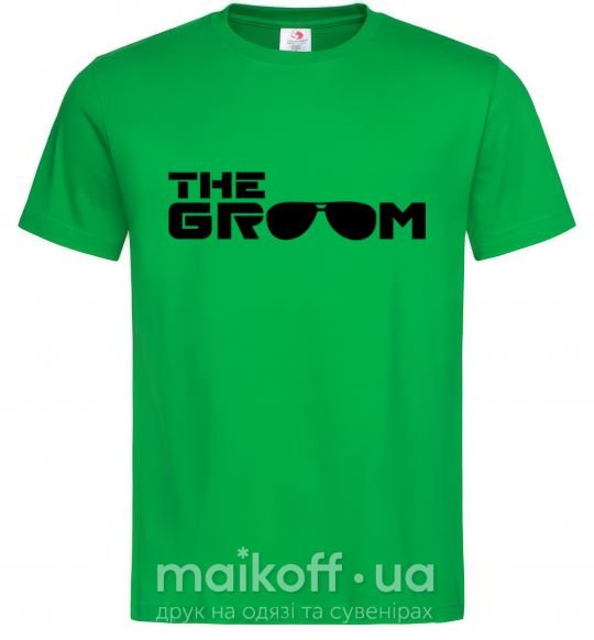 Чоловіча футболка The Groom Зелений фото