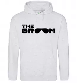 Чоловіча толстовка (худі) The Groom Сірий меланж фото
