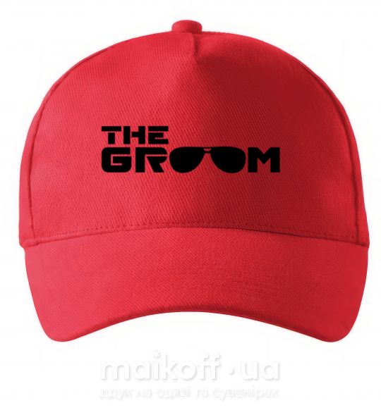 Кепка The Groom Красный фото