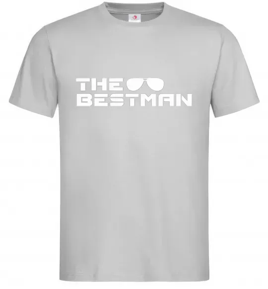 Чоловіча футболка The bestman Сірий фото