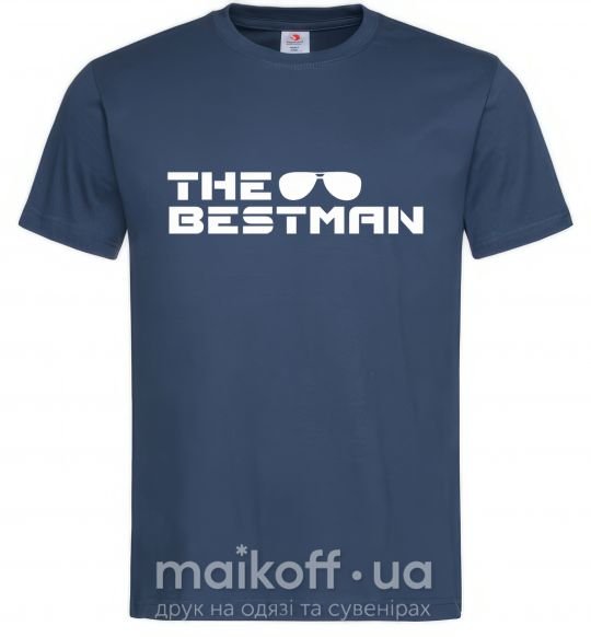 Мужская футболка The bestman Темно-синий фото