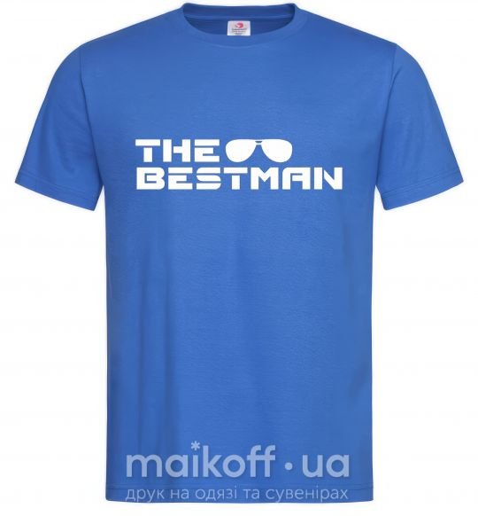 Чоловіча футболка The bestman Яскраво-синій фото