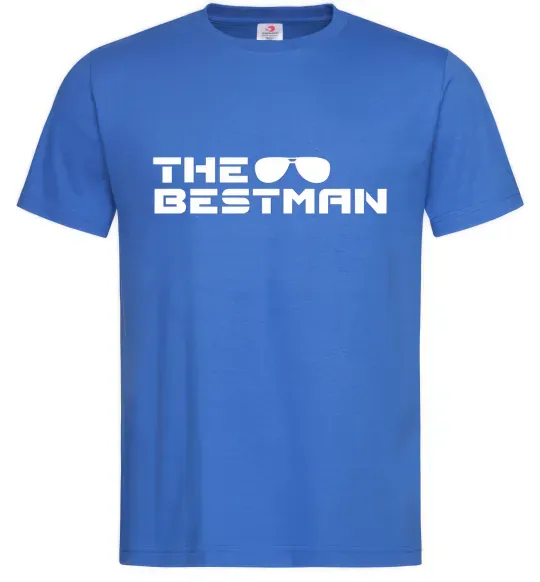 Чоловіча футболка The bestman Яскраво-синій фото