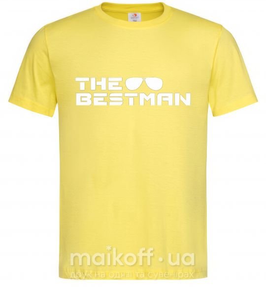Мужская футболка The bestman Лимонный фото