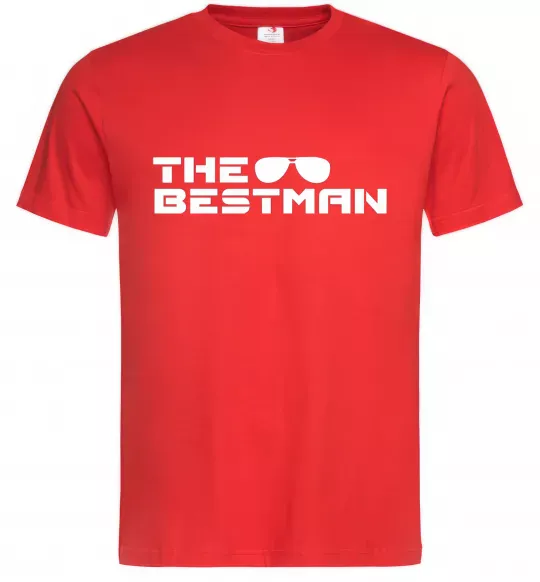 Чоловіча футболка The bestman Червоний фото