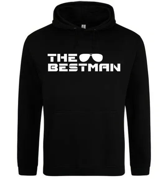 Чоловіча толстовка (худі) The bestman Чорний фото