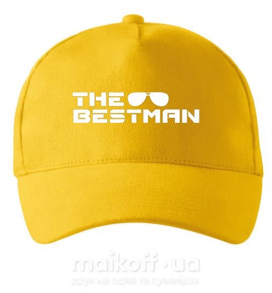 Кепка The bestman Сонячно жовтий фото