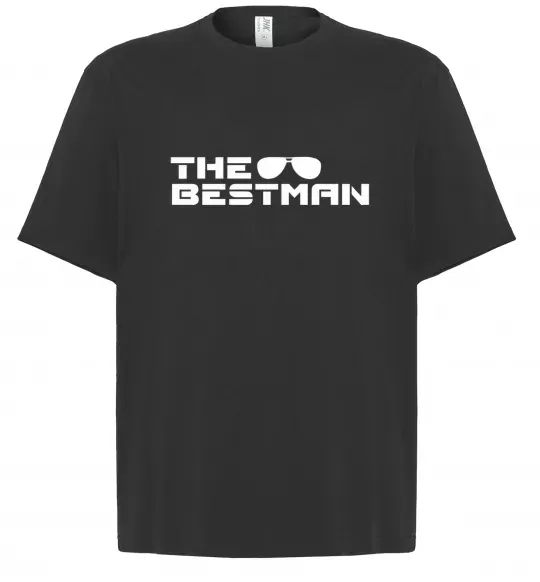 Футболка Оверсайз The bestman Чорний фото