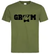 Чоловіча футболка Groom glasses Оливковий Чоловіча футболка Groom glasses Оливковий фото