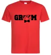 Чоловіча футболка Groom glasses Червоний Чоловіча футболка Groom glasses Червоний фото