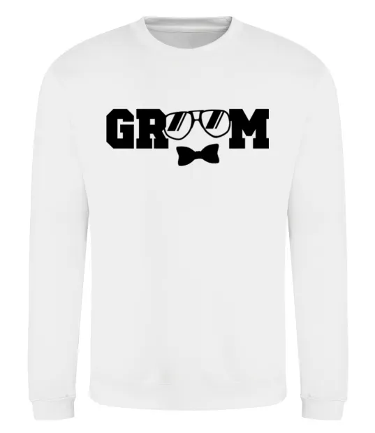 Світшот Groom glasses Білий фото