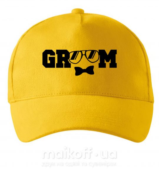 Кепка Groom glasses Сонячно жовтий фото
