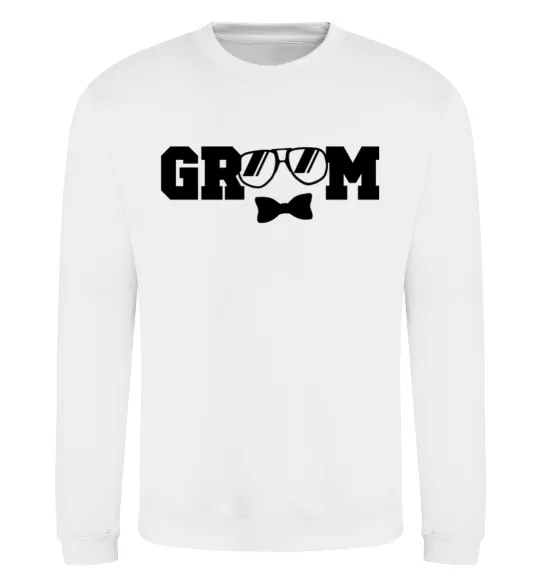 Свитшот Groom glasses Белый фото