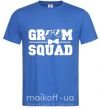 Мужская футболка Groom squad glasses Ярко-синий фото