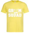 Чоловіча футболка Groom squad glasses Лимонний Чоловіча футболка Groom squad glasses Лимонний фото