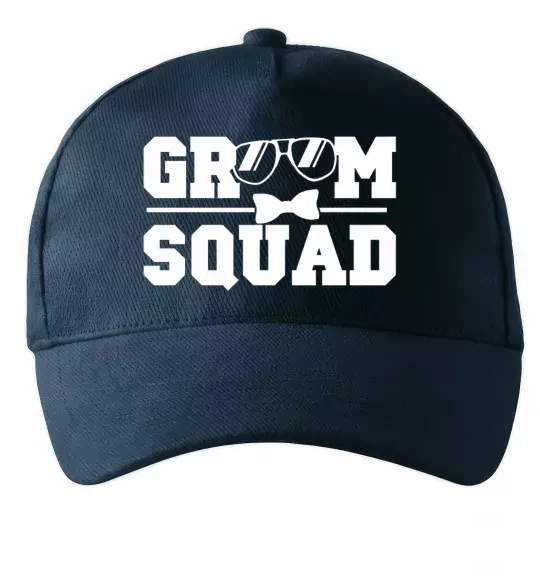 Кепка Groom squad glasses Темно-синій фото