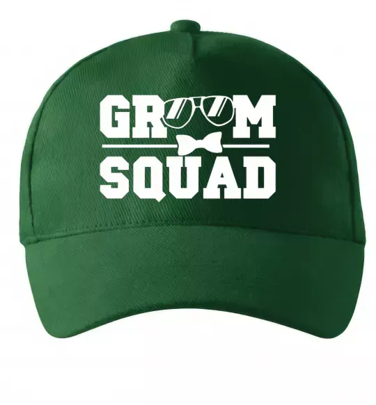 Кепка Groom squad glasses Темно-зелений фото