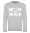 Світшот Groom squad glasses Сірий меланж фото