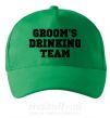 Кепка Groom's drinking team Зелений фото