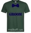Мужская футболка Groom butterfly Темно-зеленый фото