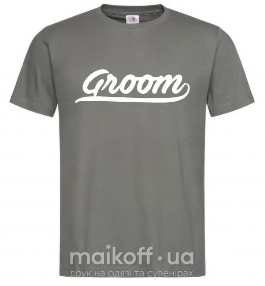 Мужская футболка Groom line Графит фото