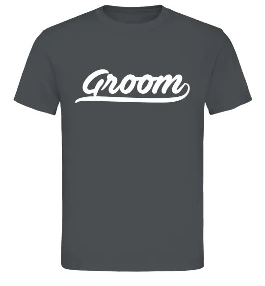 Мужская футболка Groom line Графит фото