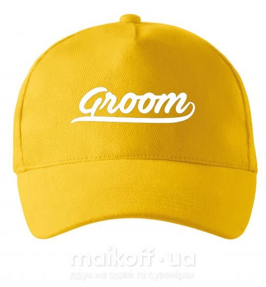 Кепка Groom line Сонячно жовтий фото