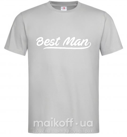 Мужская футболка Bestmen line Серый фото