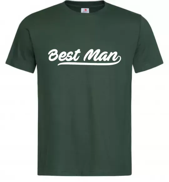 Чоловіча футболка Bestmen line Темно-зелений фото