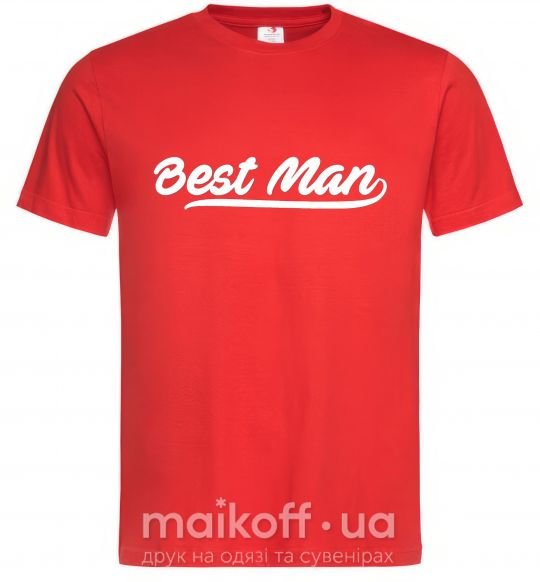 Мужская футболка Bestmen line Красный фото