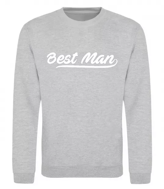 Свитшот Bestmen line Серый меланж фото