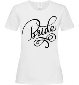 Женская футболка Bride вензеля Женская футболка Bride вензеля