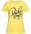 Жіноча футболка Bride вензеля Лимонний Жіноча футболка Bride вензеля Лимонний фото