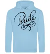 Жіноча толстовка (худі) Bride вензеля Блакитний фото