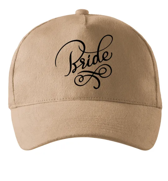 Кепка Bride вензеля Пісочний фото