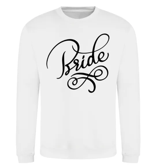 Свитшот Bride вензеля Белый фото