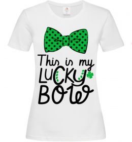 Женская футболка This is my lucky bow Женская футболка This is my lucky bow