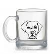 Чашка скляна Labrador Прозорий фото