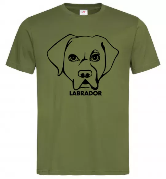 Мужская футболка Labrador Оливковый фото