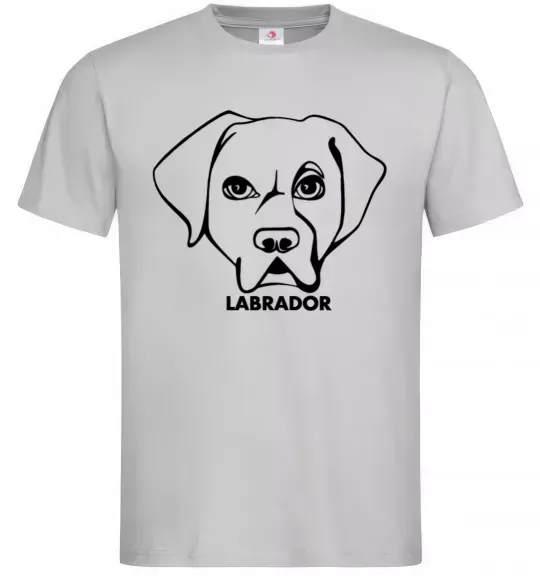 Мужская футболка Labrador Серый фото