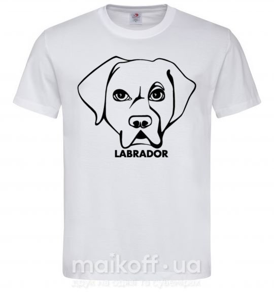 Чоловіча футболка Labrador Білий фото