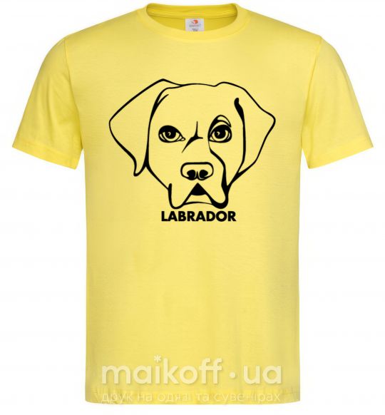 Чоловіча футболка Labrador Лимонний фото
