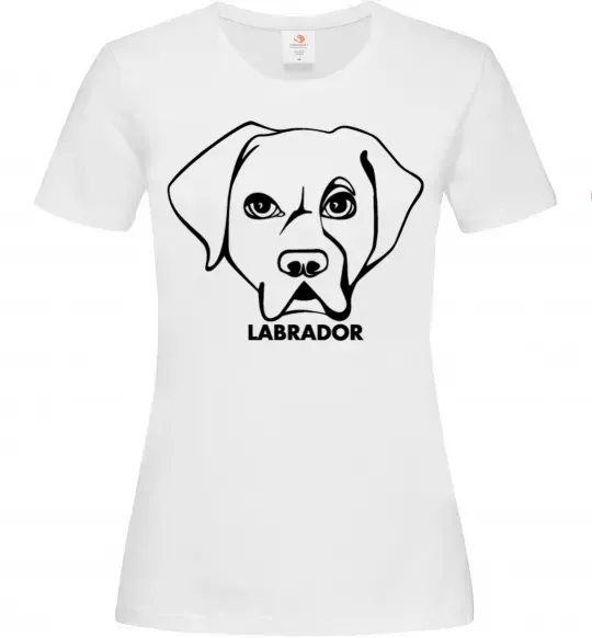 Женская футболка Labrador Белый фото