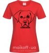 Жіноча футболка Labrador Червоний фото