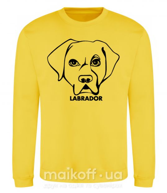 Світшот Labrador Сонячно жовтий фото