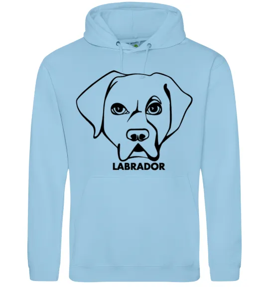 Мужская толстовка (худи) Labrador Голубой фото