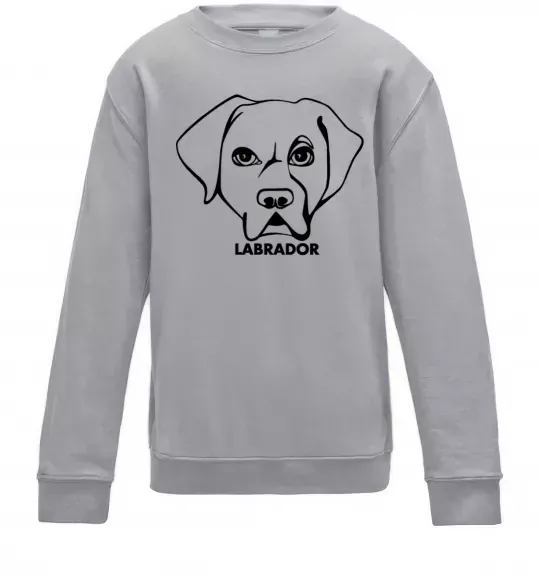 Детский Свитшот Labrador Серый меланж фото